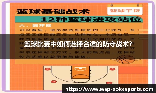 篮球比赛中如何选择合适的防守战术？